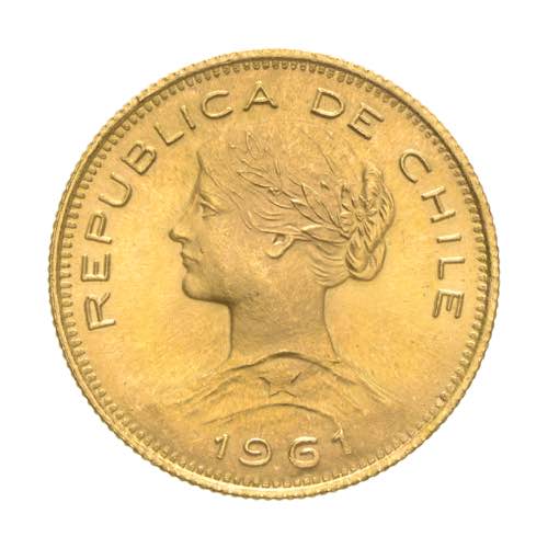 Cile - 100 pesos 1961 Av. 100 ... 