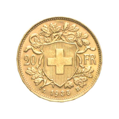 Svizzera - 20 franchi Vreneli 1935 ... 
