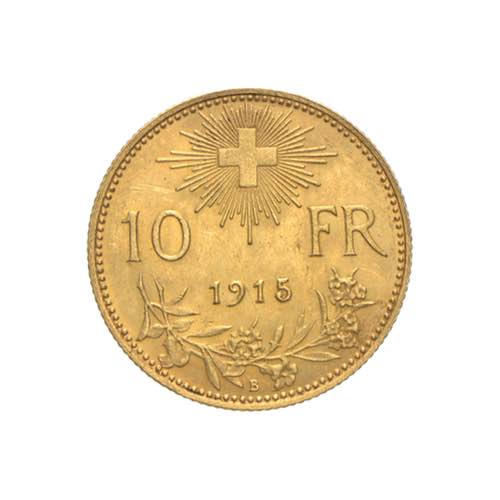Svizzera - 10 franchi Vreneli 1915 ... 