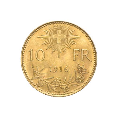 Svizzera - 10 franchi Vreneli 1916 ... 
