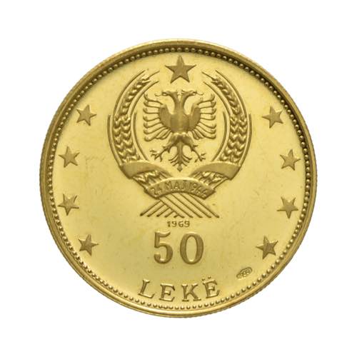 Albania - 50 lek1969 Av. 50 lek ... 