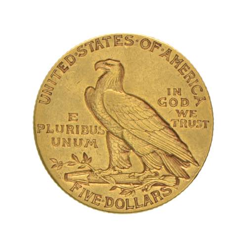 Stati Uniti - dollari Indiano 1909 ... 