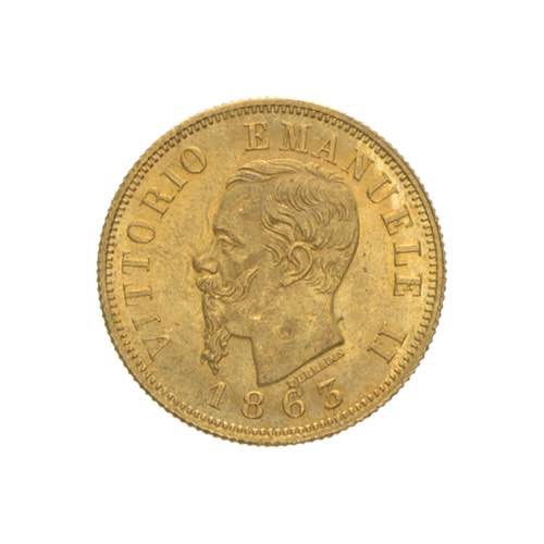 Vittorio Emanuele II - 1 moneta da ... 