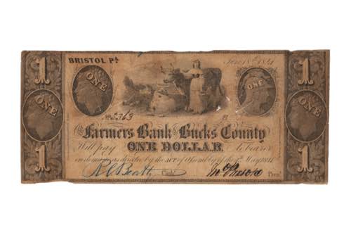 Bristlo - 1 dollar 4 maggio 1841. ... 