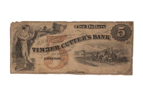 Timber - Cutters Bank - 5 dollars. ... 