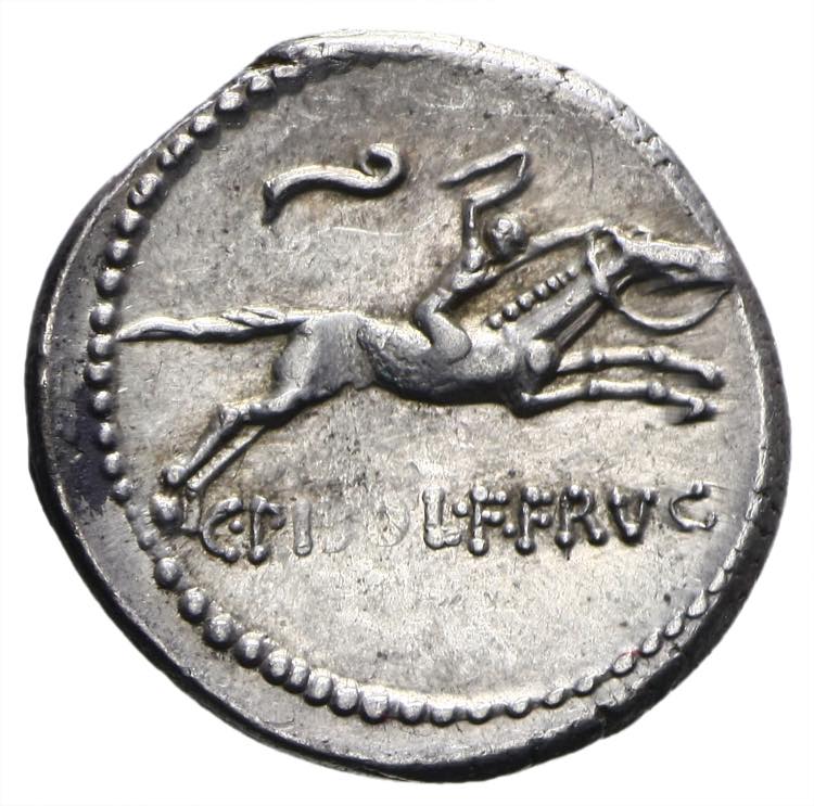 Calpurnia 133 a.C. - denario ag. ... 