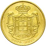 Portogallo - Luigi I 5000 Reis 1868 Av. 5000 ... 