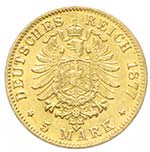Germania - Federico I del Baden - 5 franchi ... 