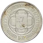 Svizzera - Tiro federale 5 franchi 1865 ... 