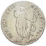 Genova. 8 lire 1796 DVX ET GUB stemma ... 