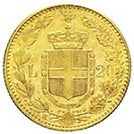 Umberto I 1878-1900 - 20 lire 1889 Roma Av. ... 