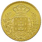 Portogallo - Joao VI - Peca 6400 reis 1822 ... 