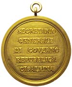  Medaglia in bronzo dorato Segretario Gen. ... 