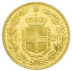 Umberto I 1878-1900 - 20 lire 1891 Roma Av. ... 