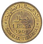 Somalia Italiana - Somalia Italiana - 1 besa ... 