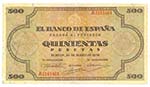 Spagna - Cartamoneta - 500 pesetas 1938. 500 ... 