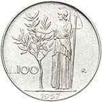 Repubblica Italiana – 100 Lire 1957 Roma, ... 