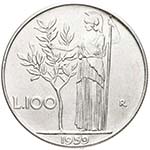 Repubblica Italiana - 100 lire 1959 Roma. ... 