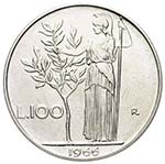 Repubblica Italiana - 100 Lire 1966 Roma, ... 