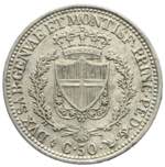 Carlo Felice - 50 centesimi 1828 Torino L in ... 