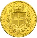 Carlo Alberto -  100 lire 1832 Genova P in ... 