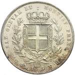 Carlo Alberto - 5 lire 1835 Genova P in ... 