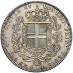 Carlo Alberto - 5 lire 1837 Genova P in ... 