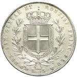 Carlo Alberto - 5 lire 1842 Genova P in ... 