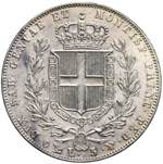 Carlo Alberto - 5 lire 1848 Genova P in ... 