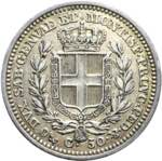 Carlo Alberto - 50 centesimi 1833 Genova P ... 