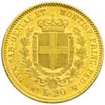 Vittorio Emanuele II - 20 lire 1855 Torino B ... 