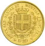 Vittorio Emanuele II - 20 lire 1855 Genova P ... 