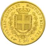 Vittorio Emanuele II - 20 lire 1856 Torino B ... 