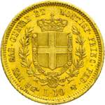 Vittorio Emanuele II - 10 lire 1860 Torino B ... 