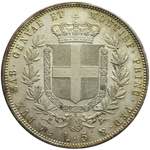 Vittorio Emanuele II - 5 lire 1850 Genova P ... 