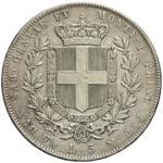 Vittorio Emanuele II - 5 lire 1856 Genova P ... 