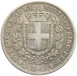 Vittorio Emanuele II - 2 lire 1850 Genova P ... 
