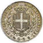 Vittorio Emanuele II - 2 lire 1854 Genova P ... 