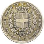 Vittorio Emanuele II - Lira argento 1855 ... 