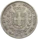 Vittorio Emanuele II - Lira argento 1856 ... 