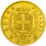 Vittorio Emanuele II - 20 lire 1866 Torino T ... 