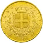 Vittorio Emanuele II - 20 lire 1867 Torino T ... 