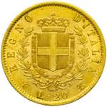 Vittorio Emanuele II - 20 lire 1868 Torino T ... 