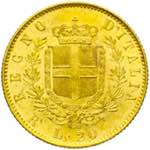 Vittorio Emanuele II - 20 lire 1871 Roma R ... 