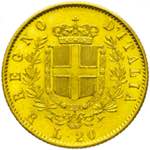 Vittorio Emanuele II - 20 lire 1873 Roma R ... 