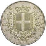 Vittorio Emanuele II - 5 lire 1861 Torino T ... 
