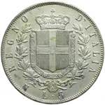 Vittorio Emanuele II - 5 lire 1862 Napoli N ... 