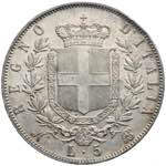 Vittorio Emanuele II - 5 lire 1864 Napoli N ... 