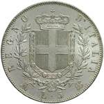 Vittorio Emanuele II - 5 lire 1871 Milano M ... 