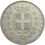 Vittorio Emanuele II - 5 lire 1873 Roma R ... 